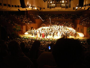 Digital photograph, Sydney Opera House Concert Hall 2007, New Year Eve's concert