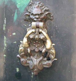 Digital photograph, Door knocker, Venice, 2007