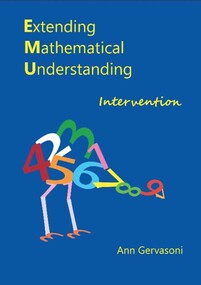 Book, Ann Gervasoni, Extending Mathematical Understanding by Ann Gervasoni