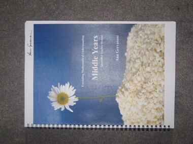 Book, Extending Mathematical Understanding: Middle Years Specialist Teacher Manual