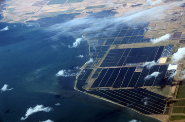 Digital Photograph, L.J. Gervasoni, werribee farm from the air, 2016