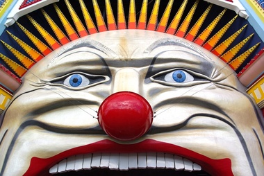Digital Photograph, L.J. Gervasoni, luna park entrance, early 2010s