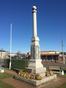 Photograph - Photograph - Colour, CK Gervasoni, Daylesford War Memorial, 2016, 18/08/2016