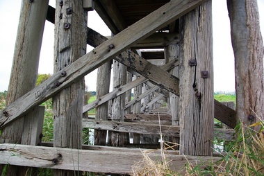 Digital Photographs, L.J. Gervasoni, Dennington Railway Bridge pre partial demolition, 2009-2012