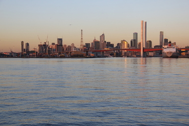 Photograph - Digital photographs, Yarra River Melbourne Docklands Bolte Bridge, 2015