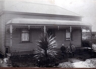Photograph - Black and White, Kinnane family in Ararat