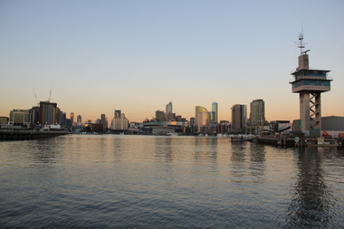 Digital photographs, L.J. Gervasoni, Yarra River Melbourne Docklands Port Control Tower, 2015