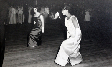 Photograph - Black and White, Ballarat Teachers' College Presentation Ball, Ballarat Civic Hall, 1967, 1967