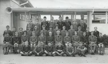 Photograph - Black and White, Ballarat East High School Form Photo, Form 1C, 1961