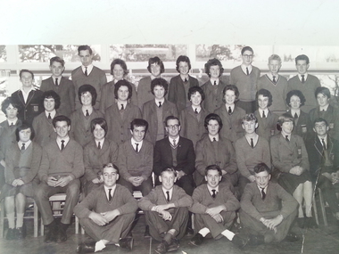 Photograph - Black and White, Ballarat East High School, Form 4B, 1962