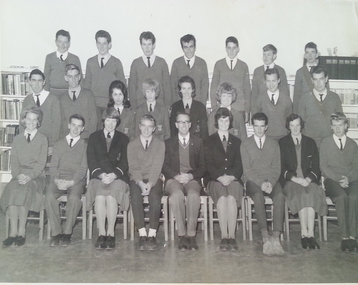 Photograph - Black and White, Ballarat East High School, Form 5C, 1963