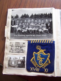 Digital copy, Jack Gervasoni football scrapbook Ballarat Daylesford, 1950s