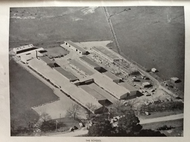 Photograph - Black and White, Ballarat East High School, aerial photographs