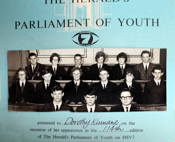 Document - Photograph - Colour, Ballarat East High School, Parliament of Youth, 2007