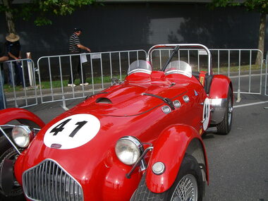 Photograph - Photograph - Colour, Older style racing car on display, Ballarat, 2011, 2011