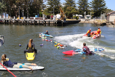 Digital photographs, L.J. Gervasoni, Moyneyana New Years Day Duck Race, 2015, 2015