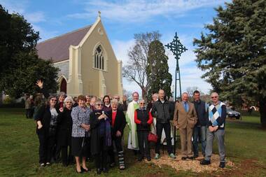 Photograph - Digital photographs, L.J. Gervasoni, Swiss/Italian descendants at the St Peter's Catholic Church Daylesford 150th Anniversary, 2015