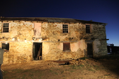 Digital photographs, L.J. Gervasoni, Gervasoni Homestead Yandoit Creek night, 2015