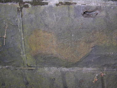 Photograph - Colour, Stonemason's Mark, Yarrowee Channel, Ballarat, Victoria, Australia