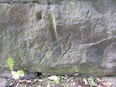 Photograph - Colour, Stonemason's Mark, Yarrowee Channel, Ballarat, Victoria, Australia