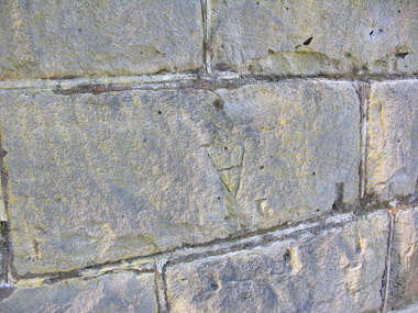 Photograph - Colour, Stonemason's Mark, Yarrowee Channel, Ballarat, Victoria, Australia, 2017