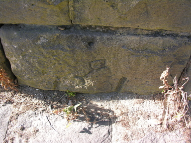 Photograph - Colour, Stonemason's Mark, Yarrowee Channel, Ballarat, Victoria, Australia, 2016