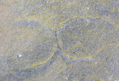 Photograph - Colour, Stonemason's Mark, Yarrowee Channel, Ballarat, Victoria, Australia, 2016