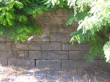 Photograph - Colour, Stonemason's Mark, Yarrowee Channel, Ballarat, Victoria, Australia, 2016