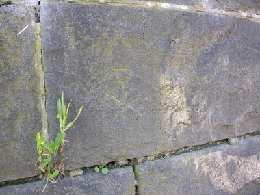 Photograph - Colour, Stonemason's Mark, Yarrowee Channel, Ballarat, Victoria, Australia, 2017