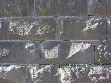 Photograph - Colour, Stonemason's Mark, Yarrowee Channel, Ballarat, Victoria, Australia, 2016