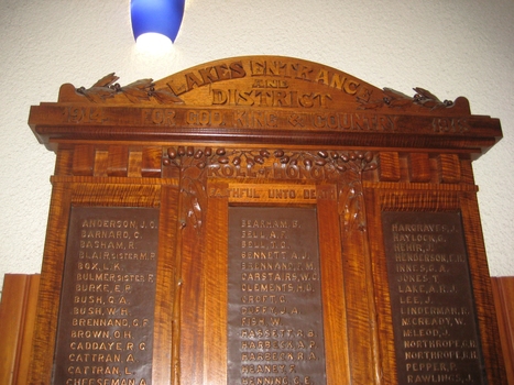 Lakes Entrance and District Honour Board