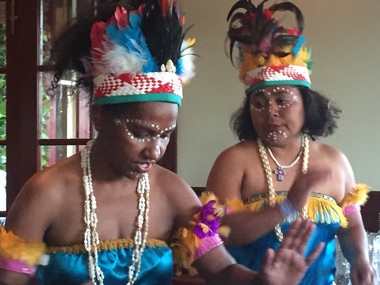 Photograph - Colour, West Papuan Dancers at the Eureka Dinner, 2016, 2017