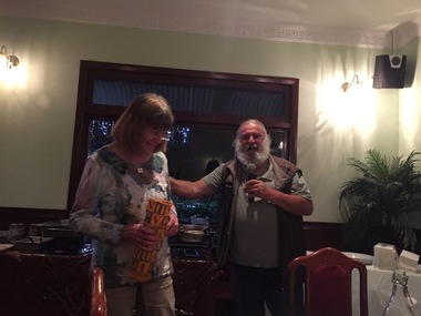 Photograph - Colour, Anne Beggs Sunter and Joe Toscano, Eureka Dinner, 2016, 2016