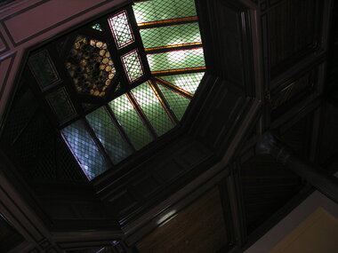 Photograph - Colour, Ceiling and roof windows, Ballarat Railway Precinct