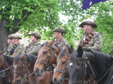 Photograph - Photograph - Colour, Creswick Light Horse, Arch of Victory, Ballarat, 2011, 2011