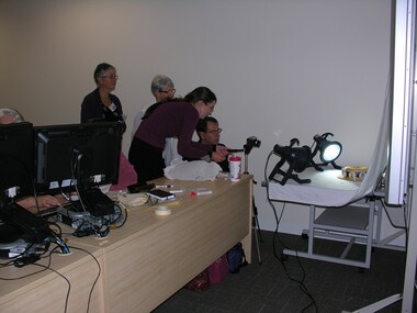 Photograph - Photograph - Colour, Photographing a hat, Victorian Collections Training Day, Federation University, Ballarat