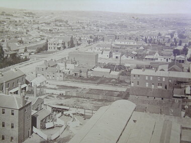 Photograph - black and white, Lydiard Street South, Ballarat 1870