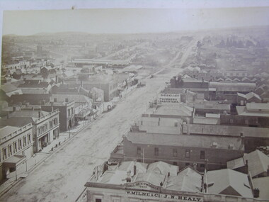 Photograph - black and white, Ballarat, 1870