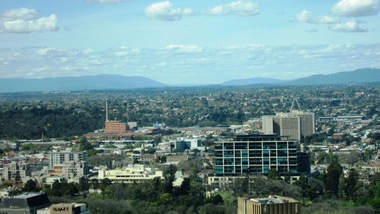 Digital photographs, L.J. Gervasoni, View East from 1 Spring St Melbourne, c2017