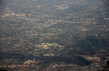 Photograph - Digital photographs, L.J. Gervasoni, Kew and Hawthorn from the air, c2017