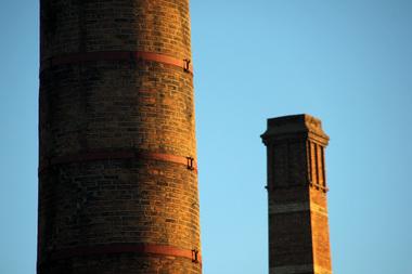 Digital photographs, L.J. Gervasoni, chimneys darley refractory, c2015