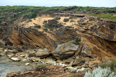 Digital photographs, L.J. Gervasoni, eroded steps, 2016