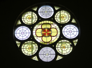 Photograph - Digital photographs, St Brigid's Crossley stained glass windows, last weekend June 2014