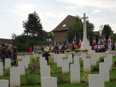 Phtotograph - Colour, Ann Gervasoni, Annivesary Event and Reburial Ceremony at the World War One Cemetery at Fromelles, France, 2014, 23/07/2014