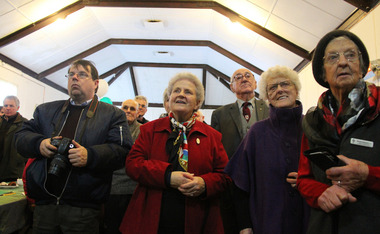 Digital photographs, L.J. Gervasoni, St Brigid's Crossley - centenary - afternoon tea, last weekend June 2014