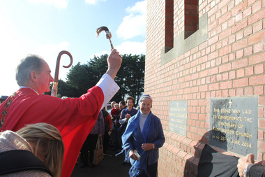 Photograph - Digital photographs, L.J. Gervasoni, St Brigid's Crossley - centenary - celebrations church stone, last weekend June 2014