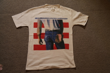 Photograph - Digital photographs, L.J. Gervasoni, Bruce Springsteen Born in USA Tour Tshirt, 1985