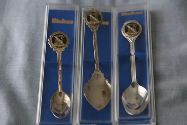 Photograph - Digital photographs, Xavier College pen, spoon  and keyring, 1990s