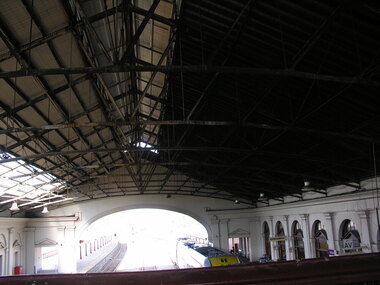 Photograph - Colour, Roof structure, Ballarat Railway Station