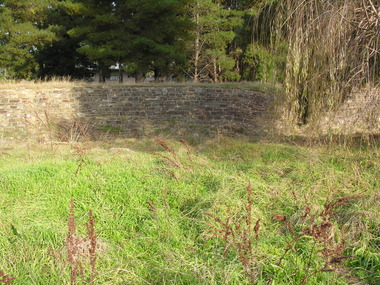 Photograph - Colour, Bluestone wall on channel, Agitation Hill, Chewton, 2011, 2011